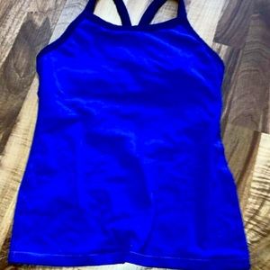 Lulu Lemon dark purple/blue tank top size 8